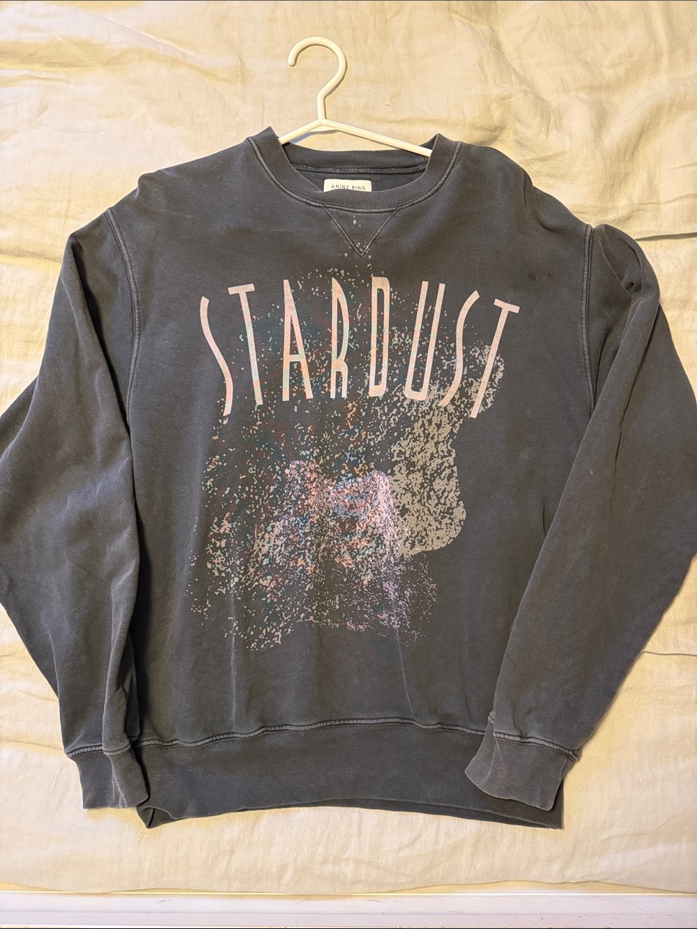 Anine Bing startdust sweatshirt sz S